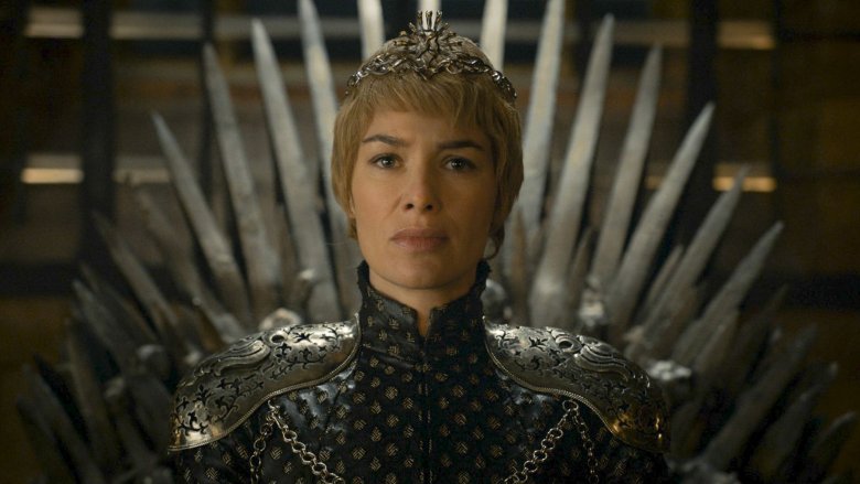 Cersei staring straight ahead