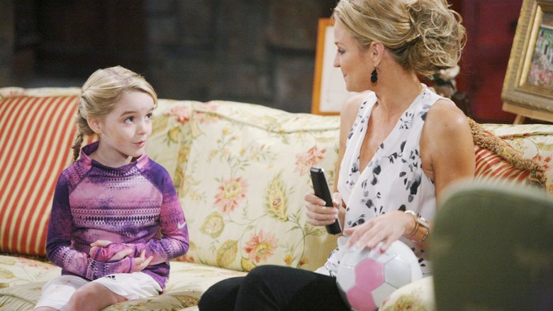 Sharon Case and Mckenna Grace in The Young and the Restless (2016)