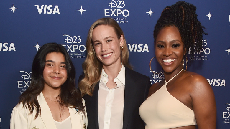 Iman, Brie, and Teyonnah smiling