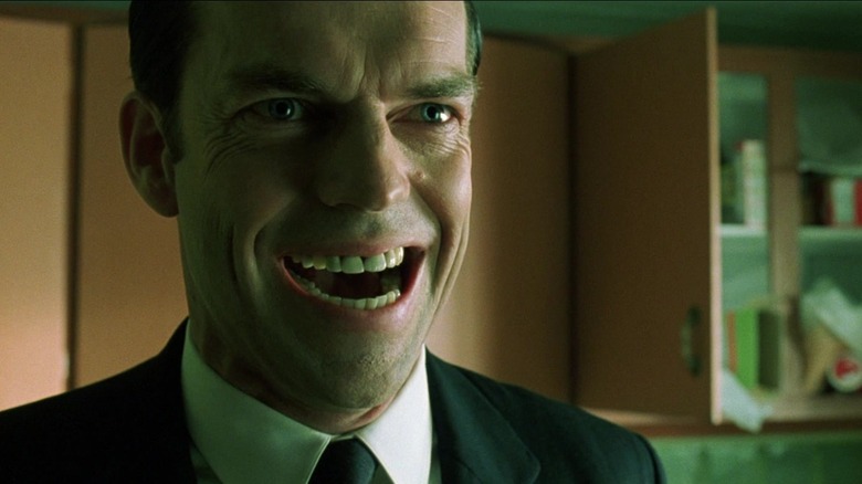 Agent Smith laughs