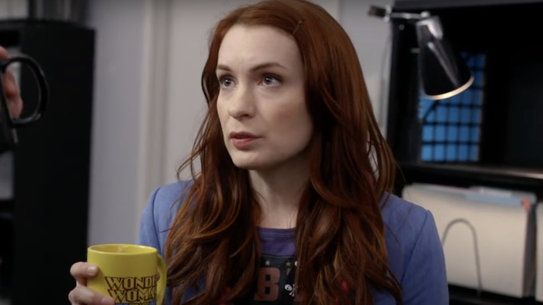 Charlie Bradbury drinking coffee