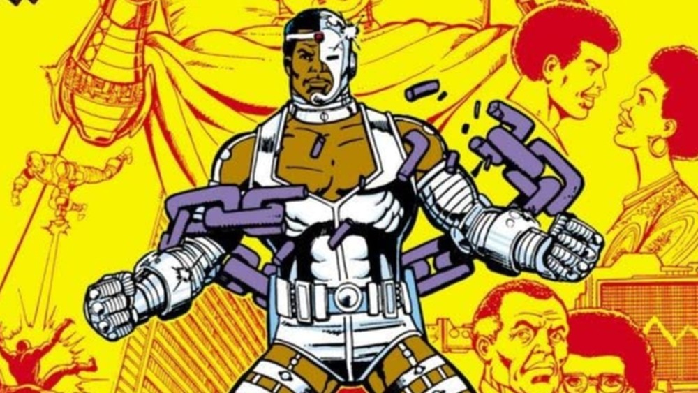 Cyborg on the cover of Tales of the New Teen Titans #1