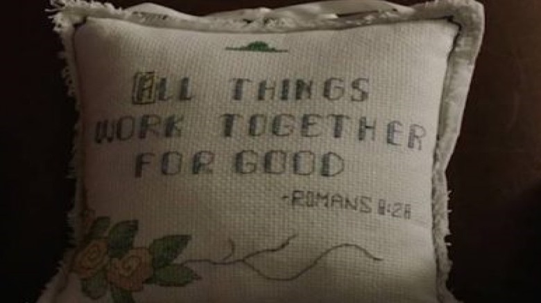 Bible verse 8:28 pillow