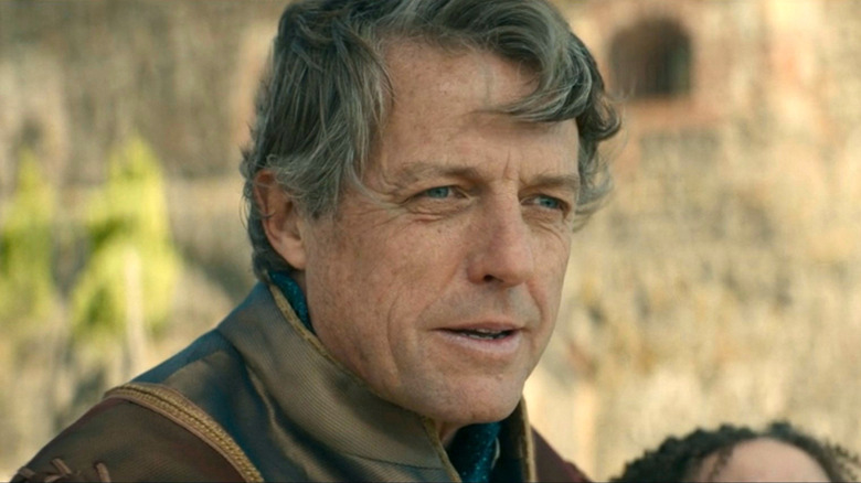 Hugh Grant smirks as Forge