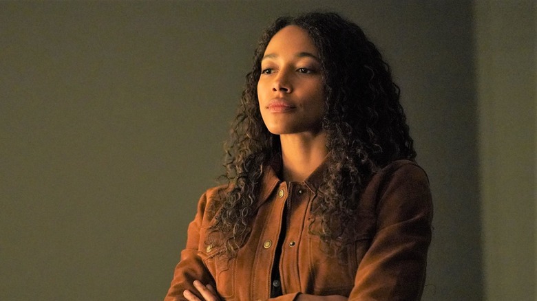 Kylie Bunbury Cassie Dewell arms folded