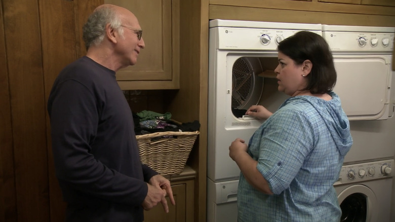 Larry David insults Dale by a washing machine