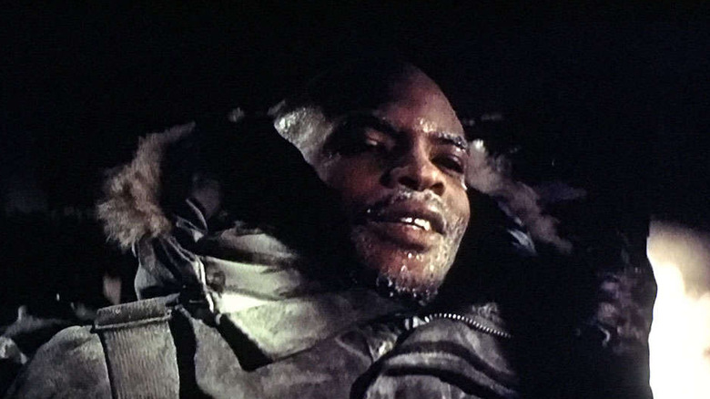 Keith David at the end of The Thing