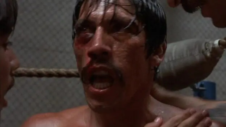 Danny Trejo's unnamed boxer in his corner