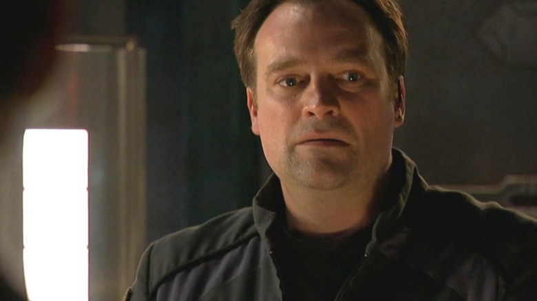 Rodney McKay frowning in the final episode of Stargate Atlantis