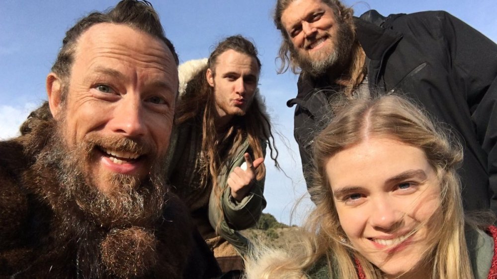 Kris Holden-Ried on Vikings set