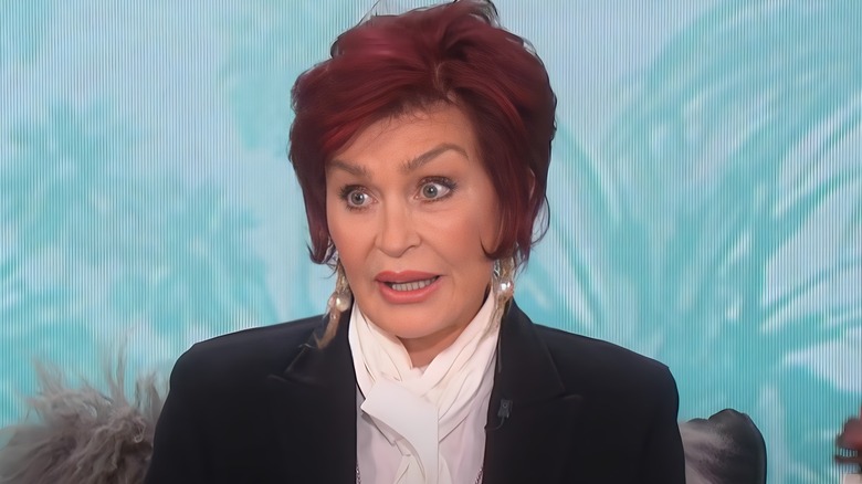 Sharon Osbourne wide eyes slight left