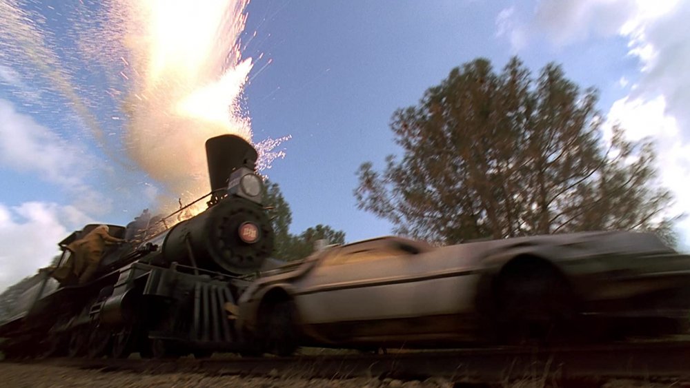 Sierra No. 3 as Locomotive 131 pushes the DeLorean in Back to the Future III