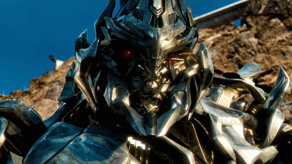 Hugo Weaving voices Megatron in the first three Transformers films