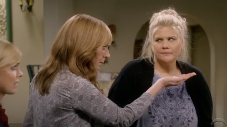 Kristen Johnston with Allison Janney in "Mom"