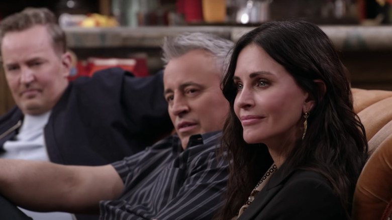 Courteney Cox and Matt Leblanc in Friends reunion