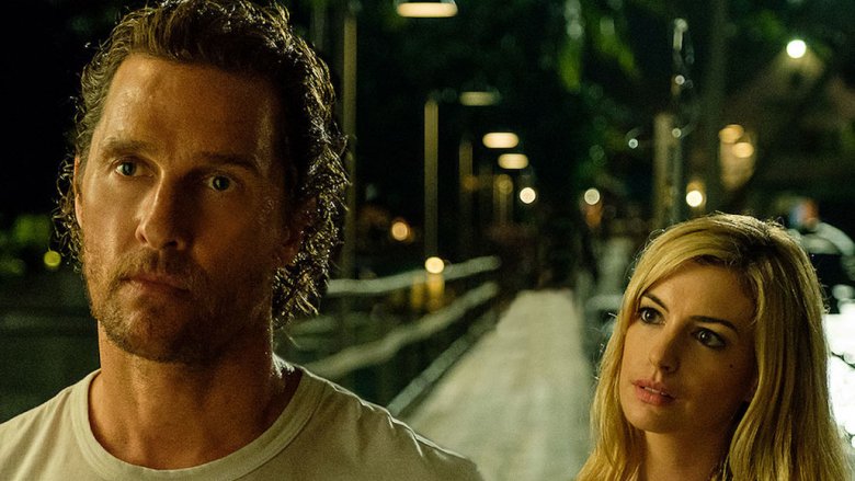 Matthew McConaughey as Baker Dill and Anne Hathaway as Karen Zariakas in Serenity