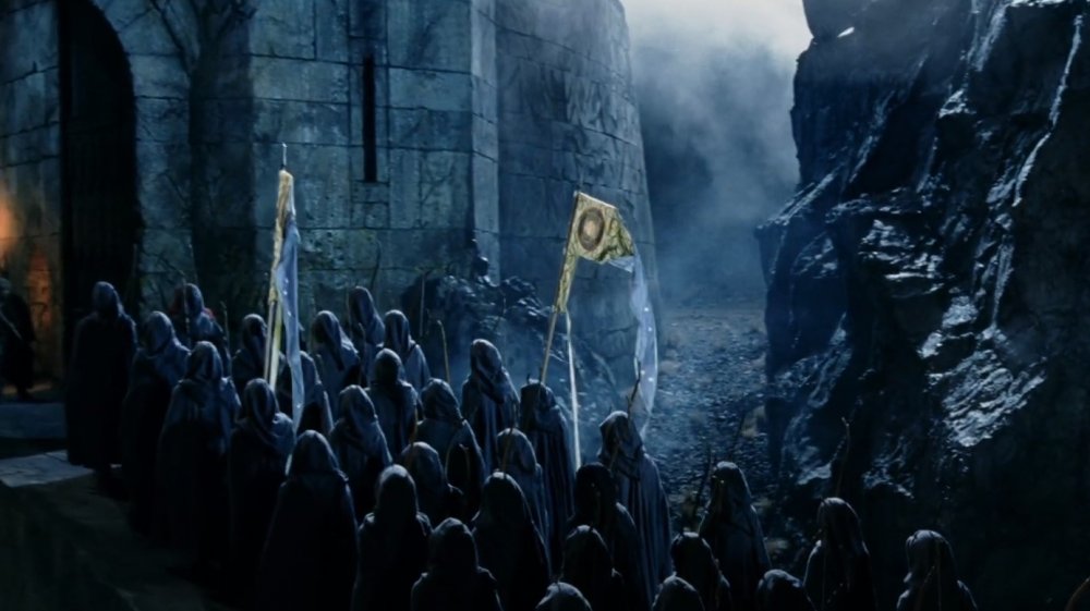 Elves in Helm's Deep in The Lord of the Rings: The Two Towers