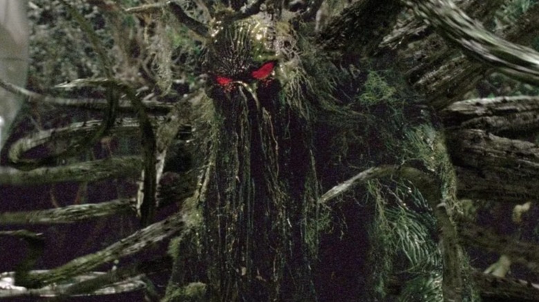 Man-Thing in swampy vegetation