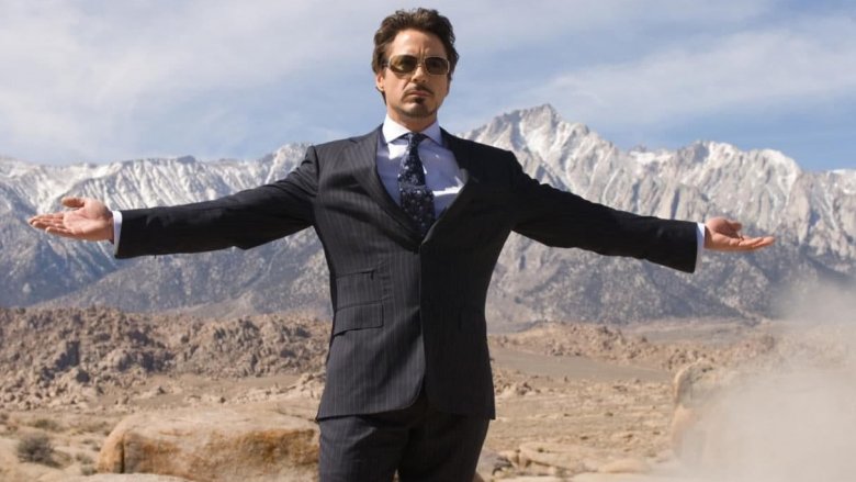 Tony Stark arms outstretched