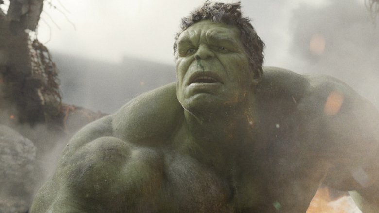 Hulk looking upset