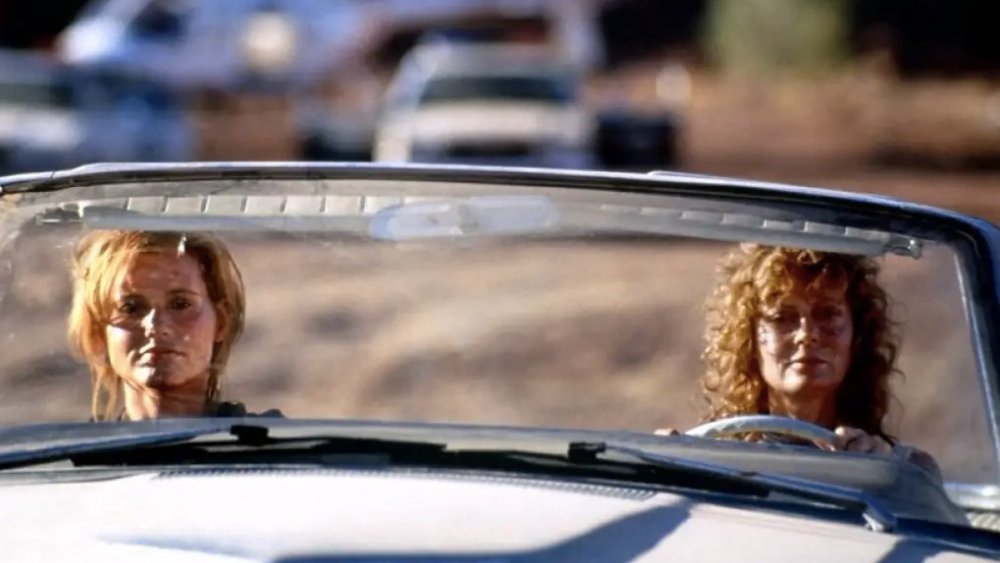 Geena Davis and Susan Sarandon in Thelma and Louise