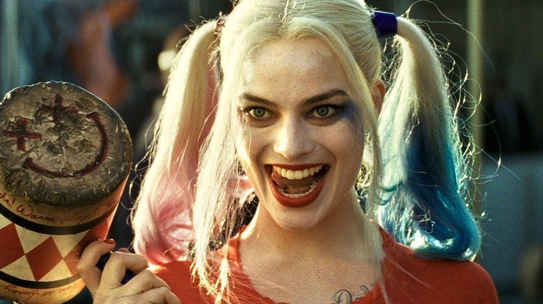 Harley Quinn grins