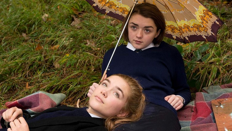 Florence Pugh and Maisie Williams in The Falling