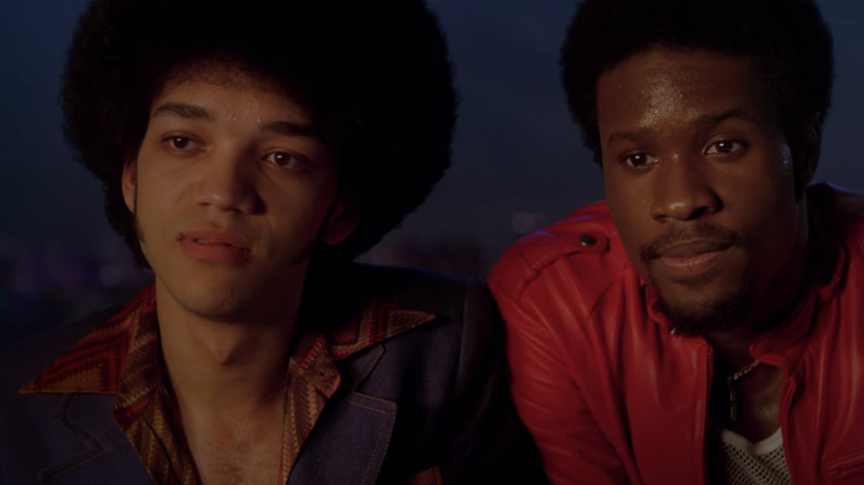 Justice Smith and Shameik Moore in The Get Down