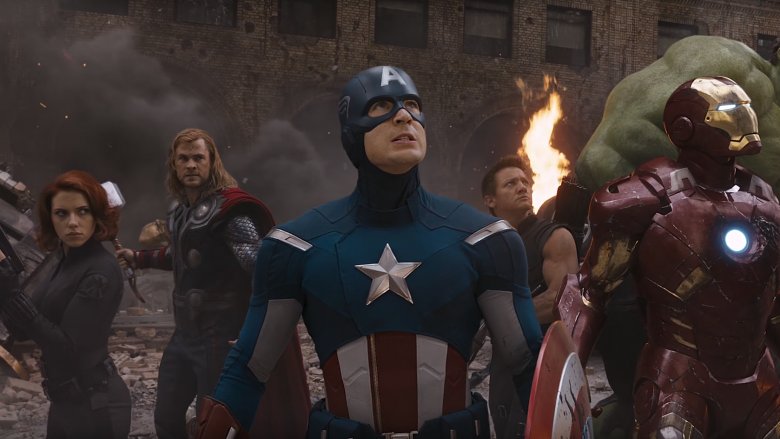 The Avengers in the Battle of New York