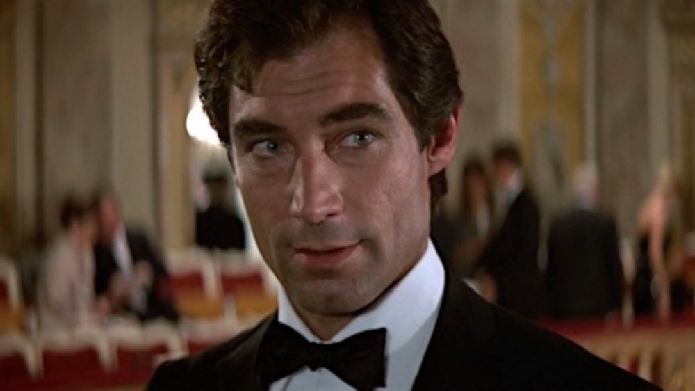 Timothy Dalton as James Bond in The Living Daylights