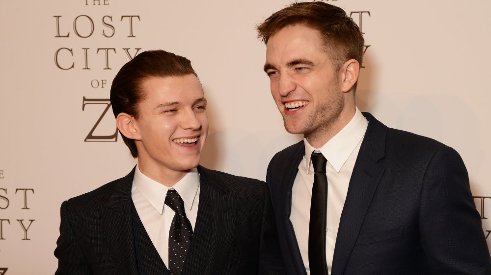 Tom Holland and Robert Pattinson at The Lost City of Z premiere