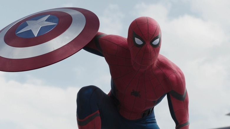 Holland appears as Spider Man in Captain America: Civil War