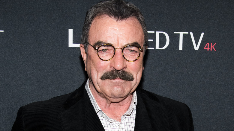 Tom Selleck smiling