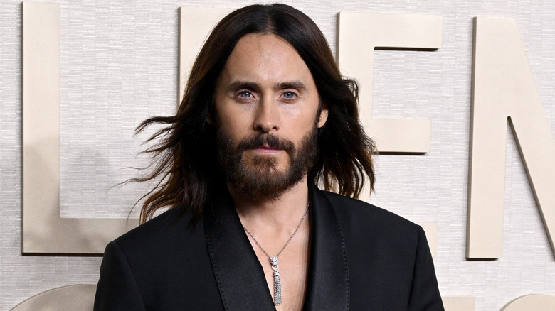 Jared Leto poses for photos