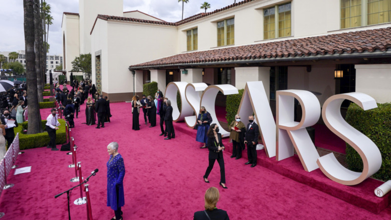 Academy Awards red carpet 2021