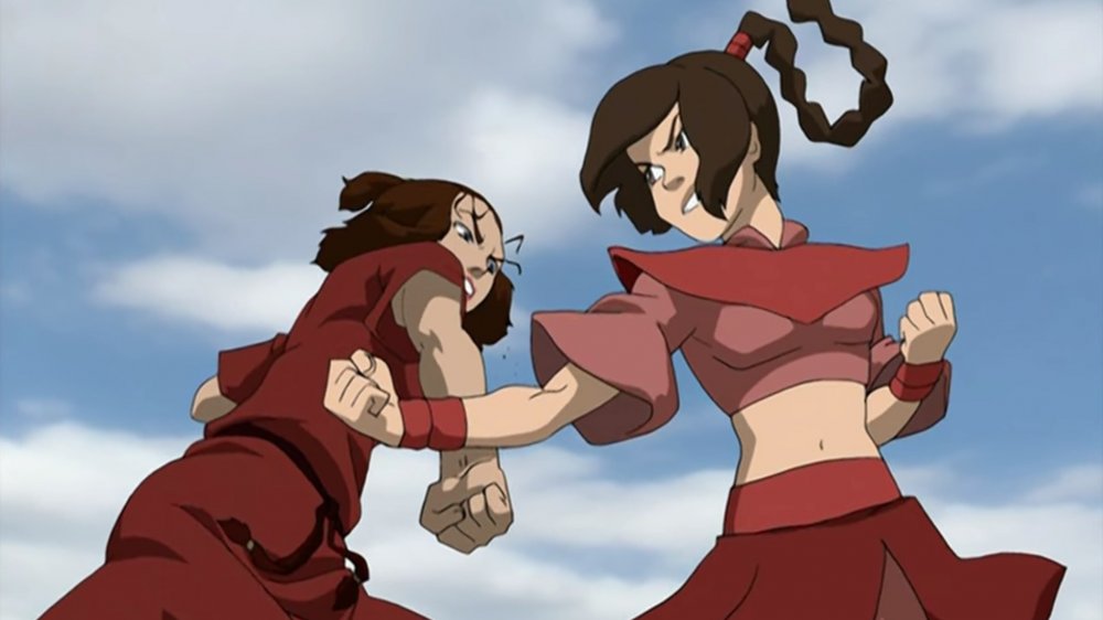 Ty Lee fighting on Avatar: The Last Airbender