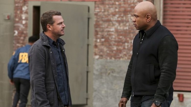 Sam and Callen talking on NCIS: Los Angeles