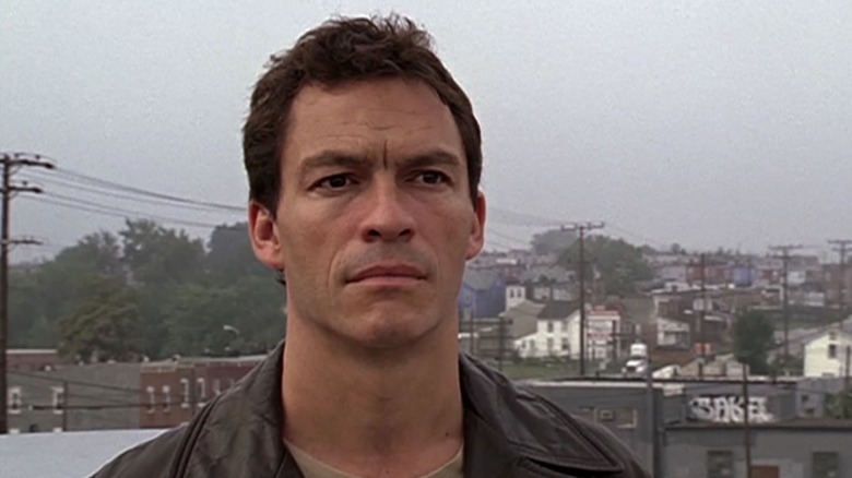 Jimmy McNulty frowning