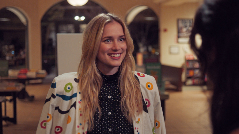 Mack smiling patterned jacket