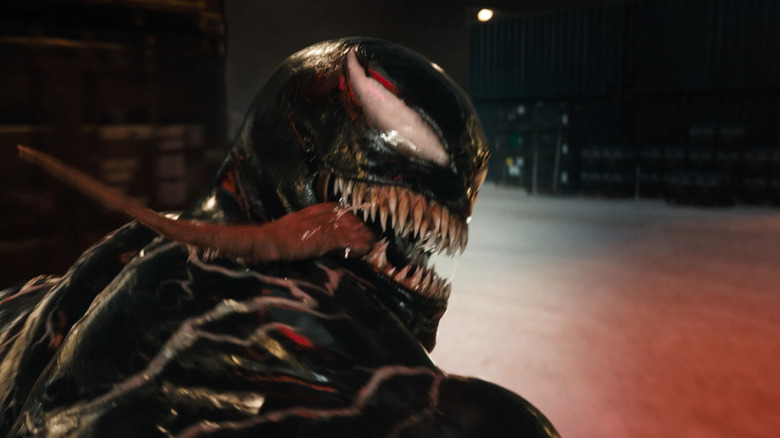 Venom rides a motorcycle in Venom: The Last Dance