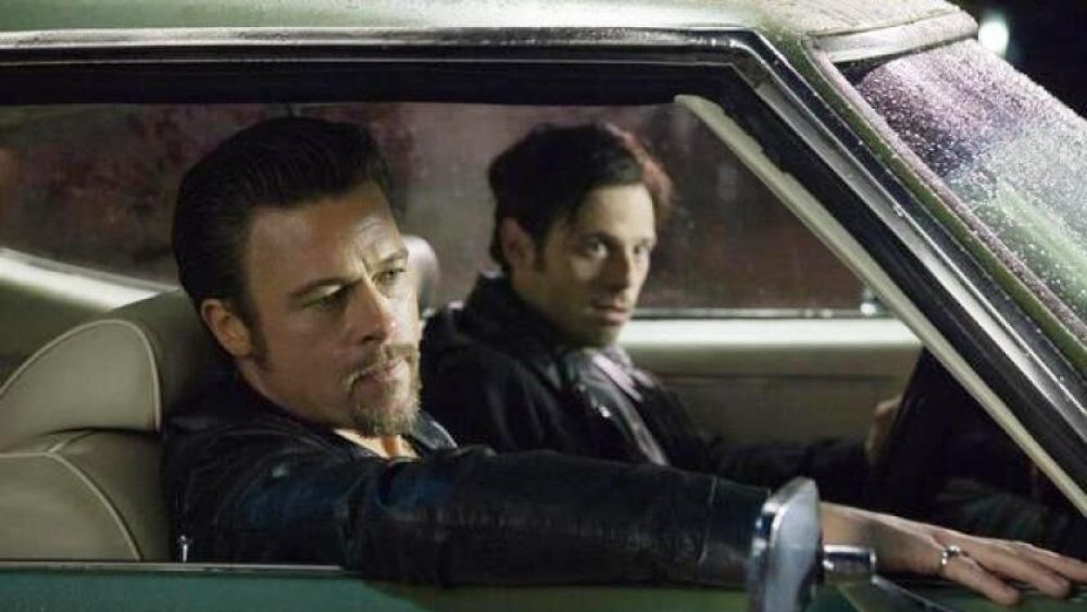 Brad Pitt and Scoot McNairy in Killing Them Softly 