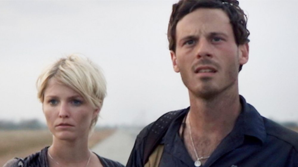 Scoot McNairy and Whitney Able in Monsters