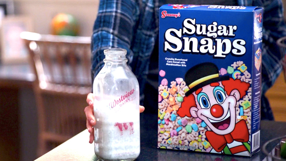 Sugar Snaps cereal, Westview milk