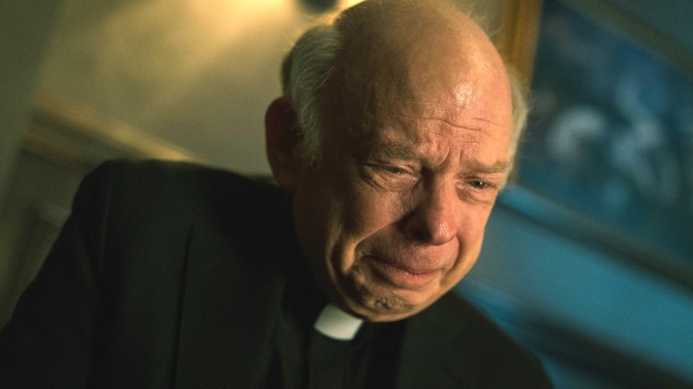 Father Ignatius cries in "Evil"