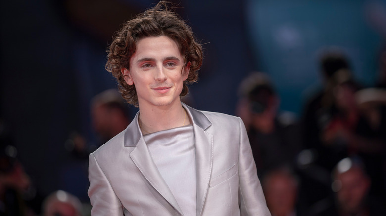 Timothee Chalamet on the red carpet