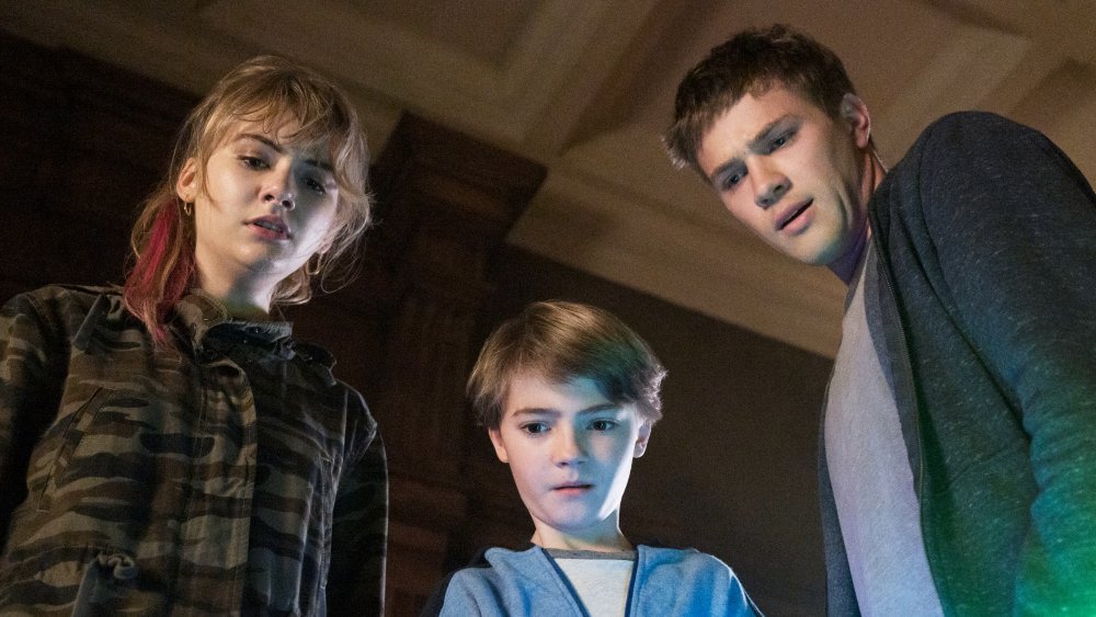 Emilia Jones, Connor Jessup and Jackson Robert Scott as the Locke siblings on Locke & Key