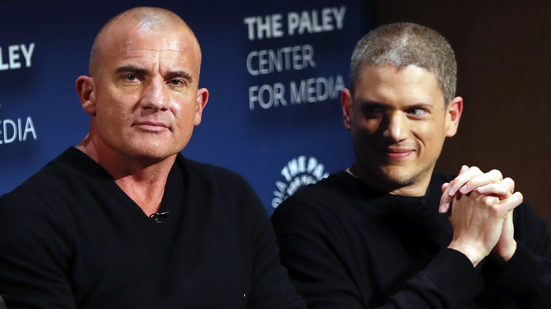 Dominic Purcell and Wentworth Miller at an event