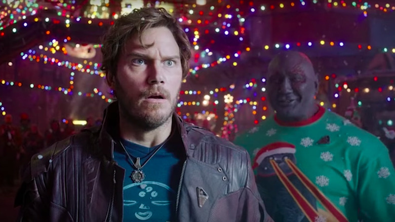 Star-Lord and Drax Guardians of the Galaxy Holiday Special