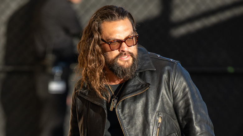 Jason Momoa leather jacket