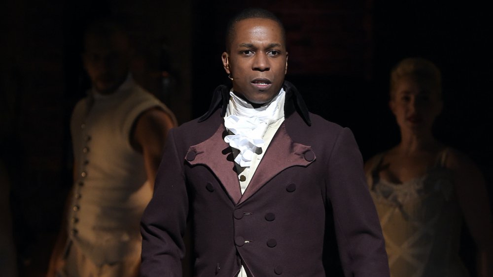 Leslie Odom Jr. as Aaron Burr in Hamilton